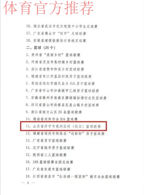 第二批群众“三大球”精品赛事案例公示 第二批群众“三大球”精品赛事案例公示